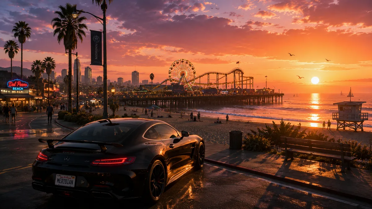 SUNSET PIER